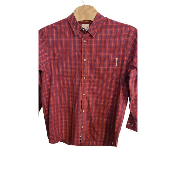 Field & Stream Men Soft‎ Plaid Button Front Long Sleeve Cotton XL - Picture 1 of 5